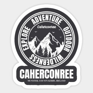 Caherconree Mountain, Mountaineering In Ireland Locations Sticker